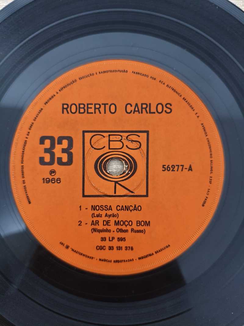 Compacto Vinil Roberto Carlos Nossa Canção Te Darei Céu