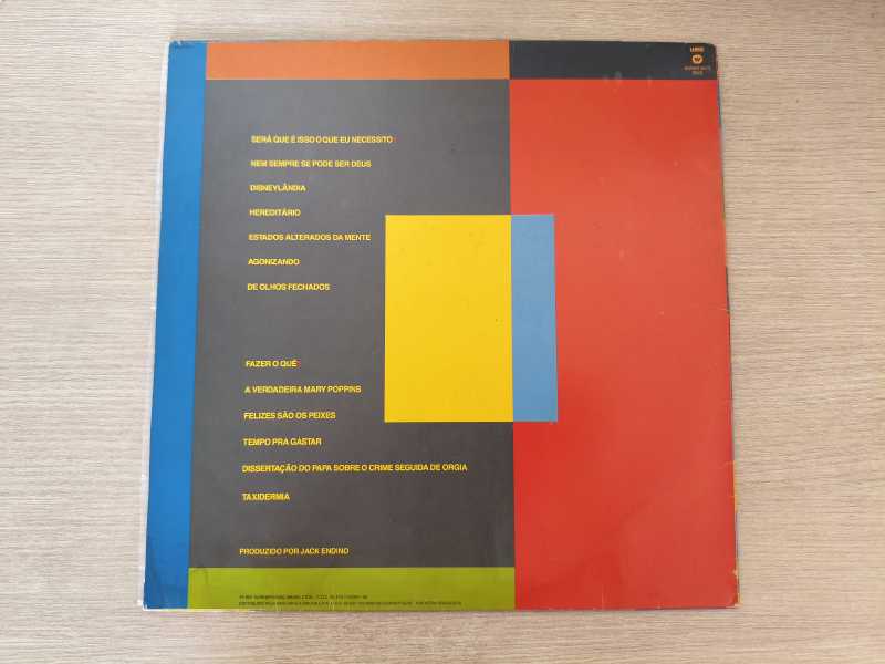 Lp Vinil Titãs Titanomaquia