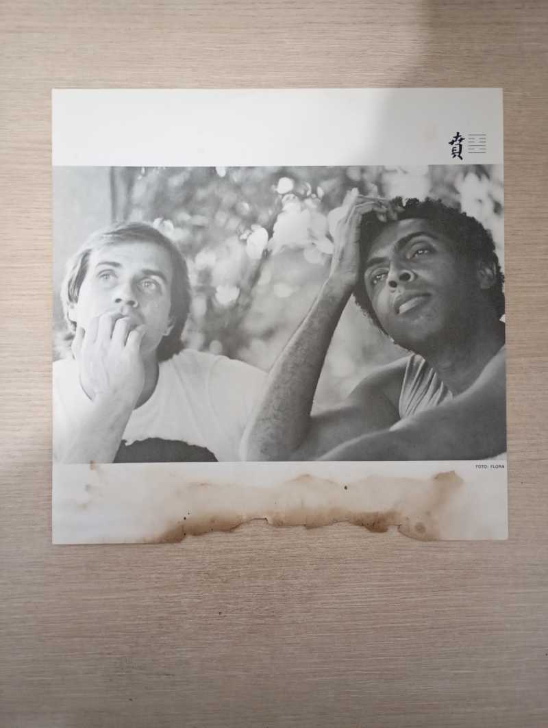 Lp Vinil Gilberto Gil Raça Humana Capa Dupla Com Encarte