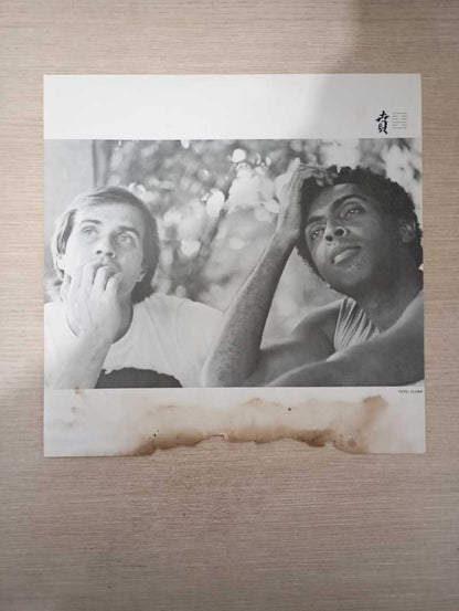 Lp Vinil Gilberto Gil Raça Humana Capa Dupla Com Encarte