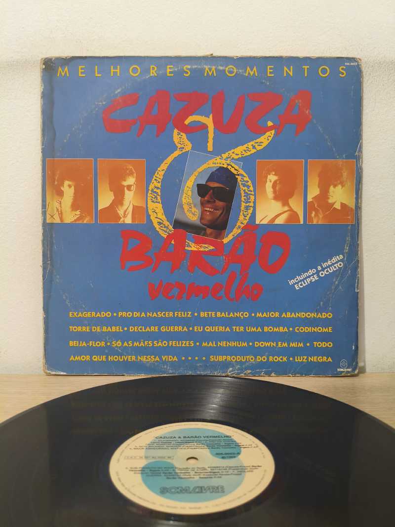 Lp Vinil Cazuza & Barão Vermelho Melhores Momentos