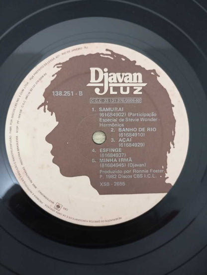 Lp Vinil Djavan Luz Com Encarte