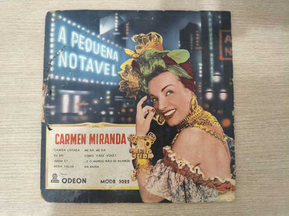 Lp Vinil Carmen Miranda A Pequena Notável 10" 33RPM