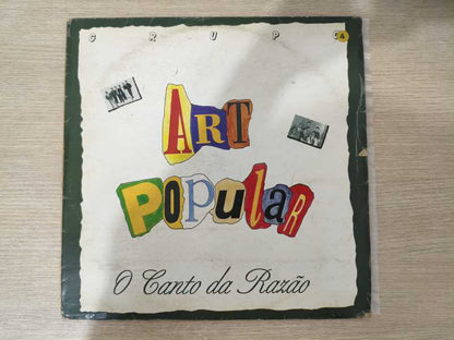 Lp Vinil Art Popular O Canto Da Razão Com Encarte