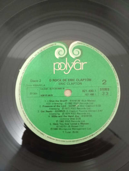 Lp Vinil Eric Clapton O Rock de Eric Clapton Duplo