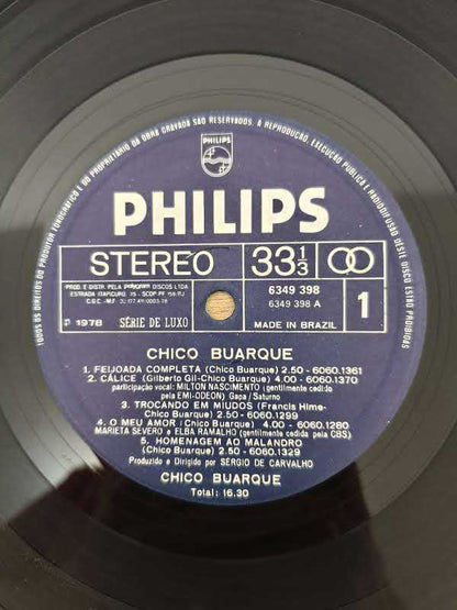 Lp Vinil Chico Buarque 1978