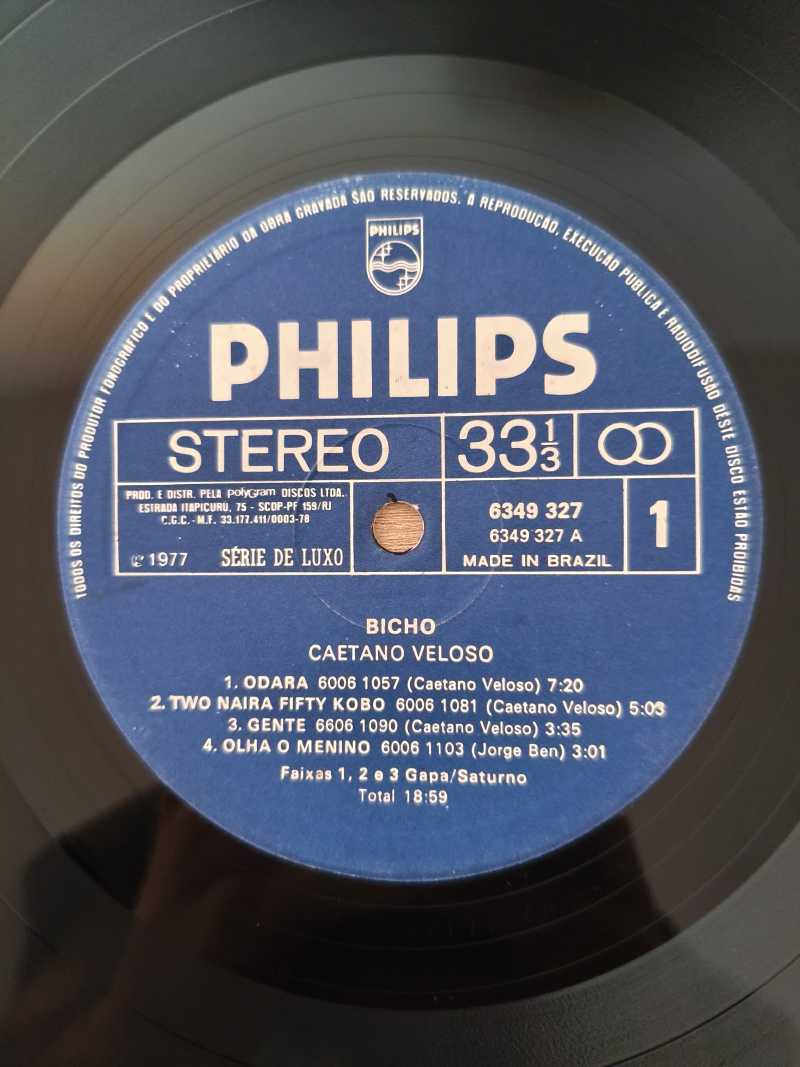 Lp Vinil Caetano Veloso Bicho