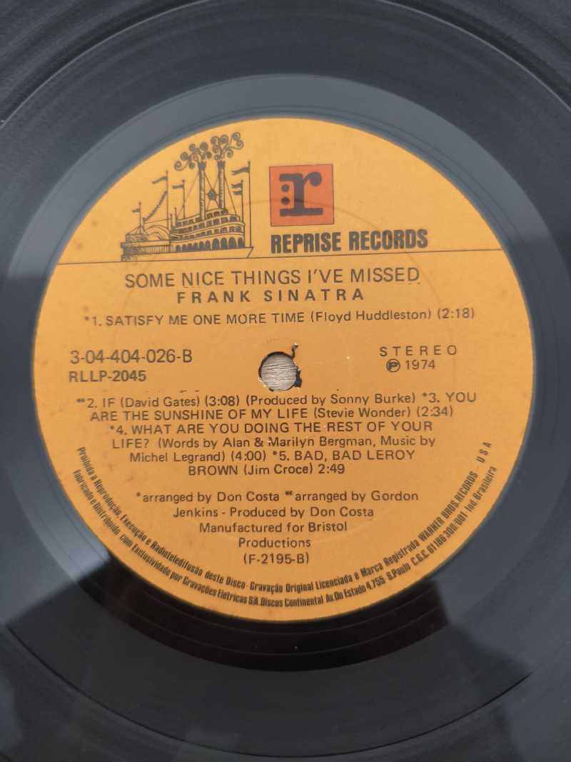 Lp Vinil Frank Sinatra Some Nice Things I've Missed