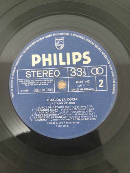 Lp Vinil Caetano Veloso Qualquer Coisa