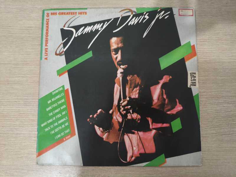 Lp Vinil Sammy Davis Jr Live Performance His Greatest Hits