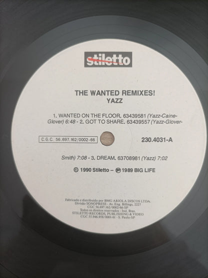 Lp Vinil Yazz The Wanted Remixes!