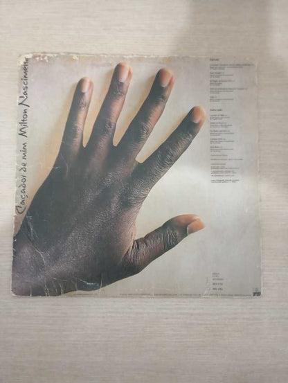 Lp Vinil Milton Nascimento Caçador De Mim Com Encarte