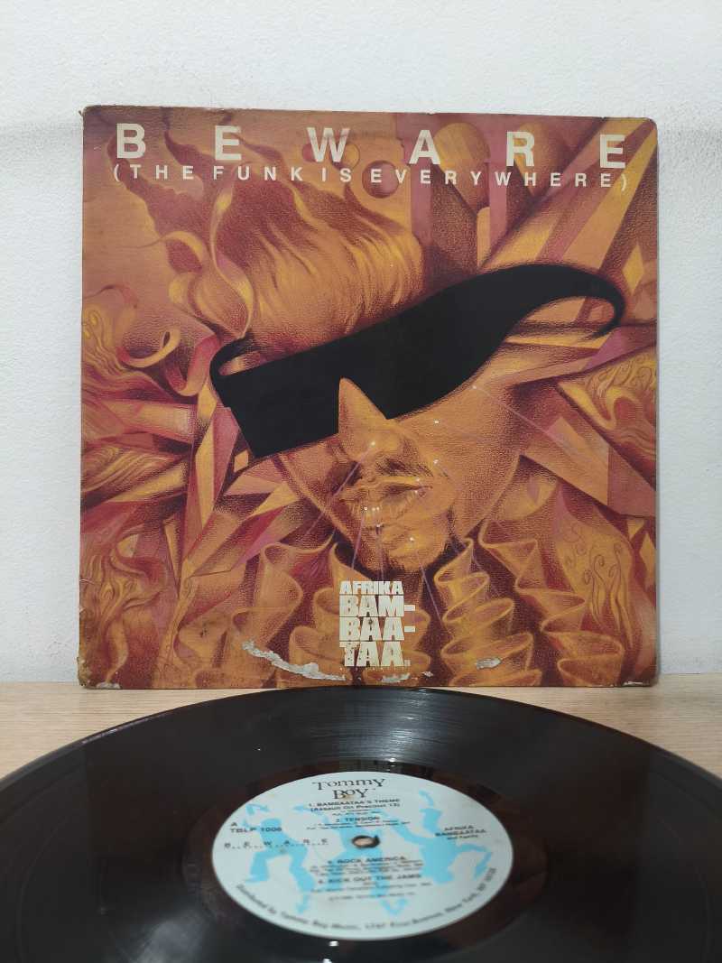 Lp Vinil Afrika Bambaataa Beware Funk Everywhere Importado