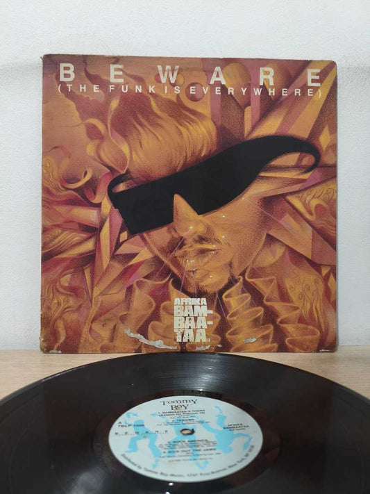 Lp Vinil Afrika Bambaataa Beware Funk Everywhere Importado