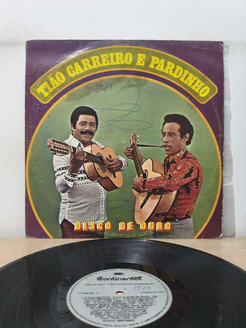 Lp Vinil Tião Carreiro E Pardinho Disco De Ouro