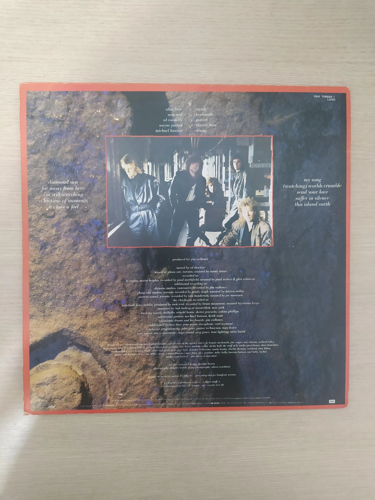 Lp Vinil Glass Tiger Diamond Sun Com Encarte