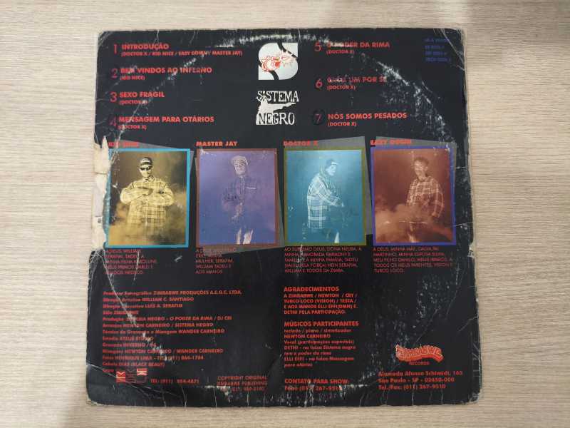 Lp Vinil Sistema Negro Bem Vindos ao Inferno