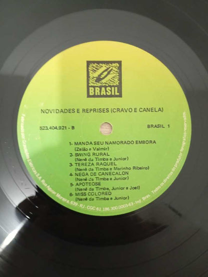 Lp Vinil Grupo Cravo E Canela Novidades E Reprises