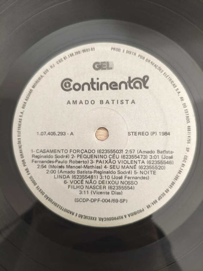 Lp Vinil Amado Batista Amado 1984