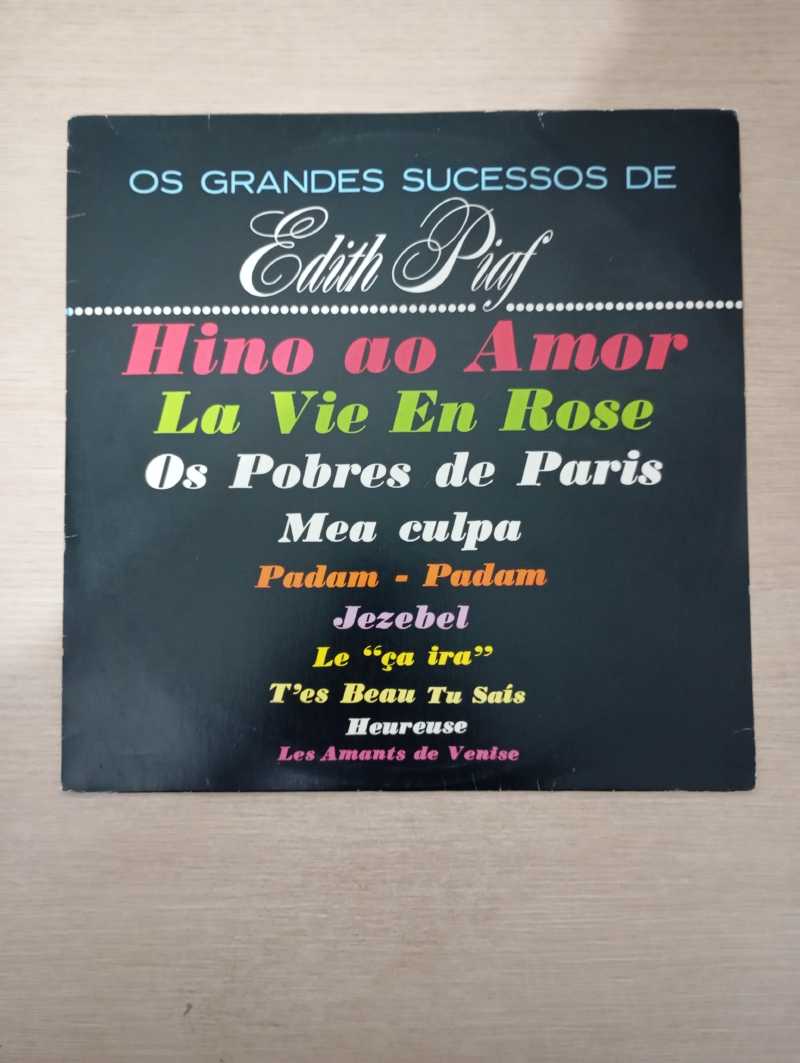 Lp Vinil Edith Piaf Os Grandes Sucessos de Edith Piaf