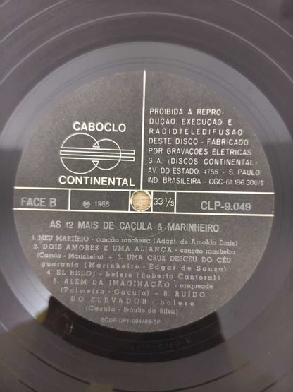 Lp Vinil Caçula E Marinheiro As 12 mais de