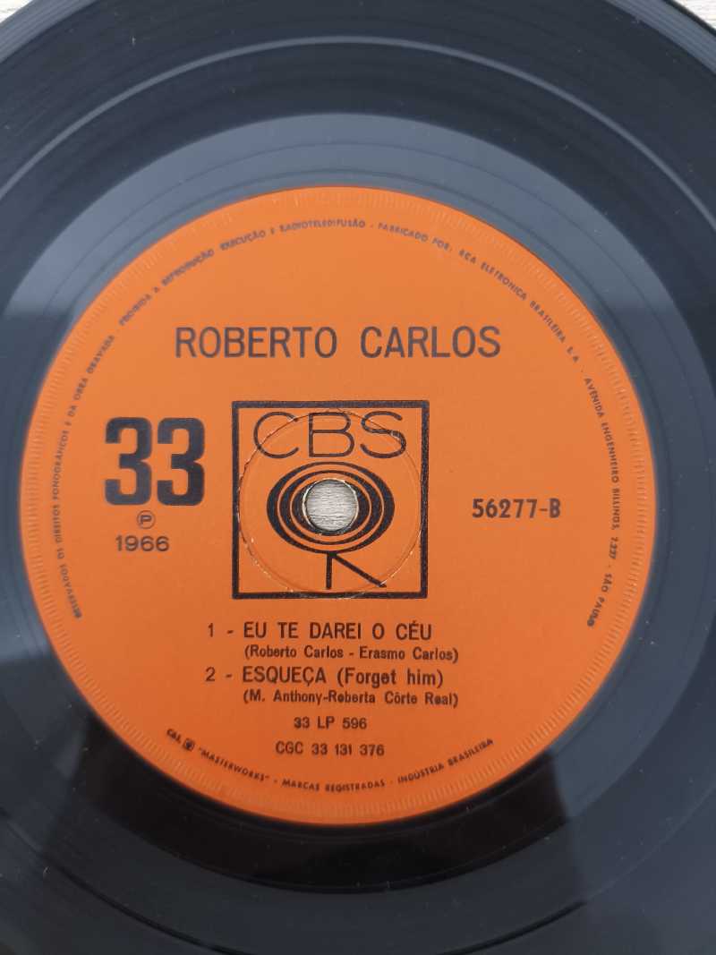 Compacto Vinil Roberto Carlos Nossa Canção Te Darei Céu