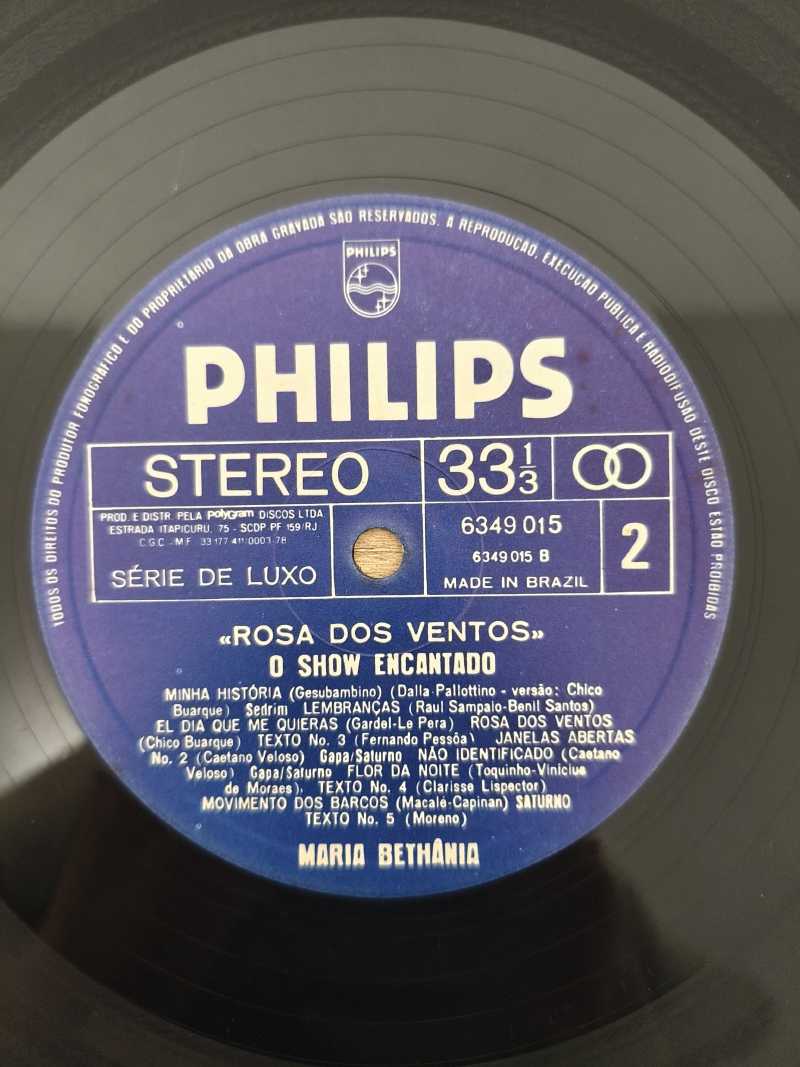 Lp Vinil Maria Bethânia Rosa dos Ventos Show Encantado