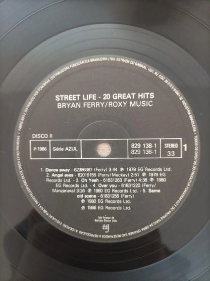 Lp Vinil Bryan Ferry Street Life 20 Great Hits Duplo