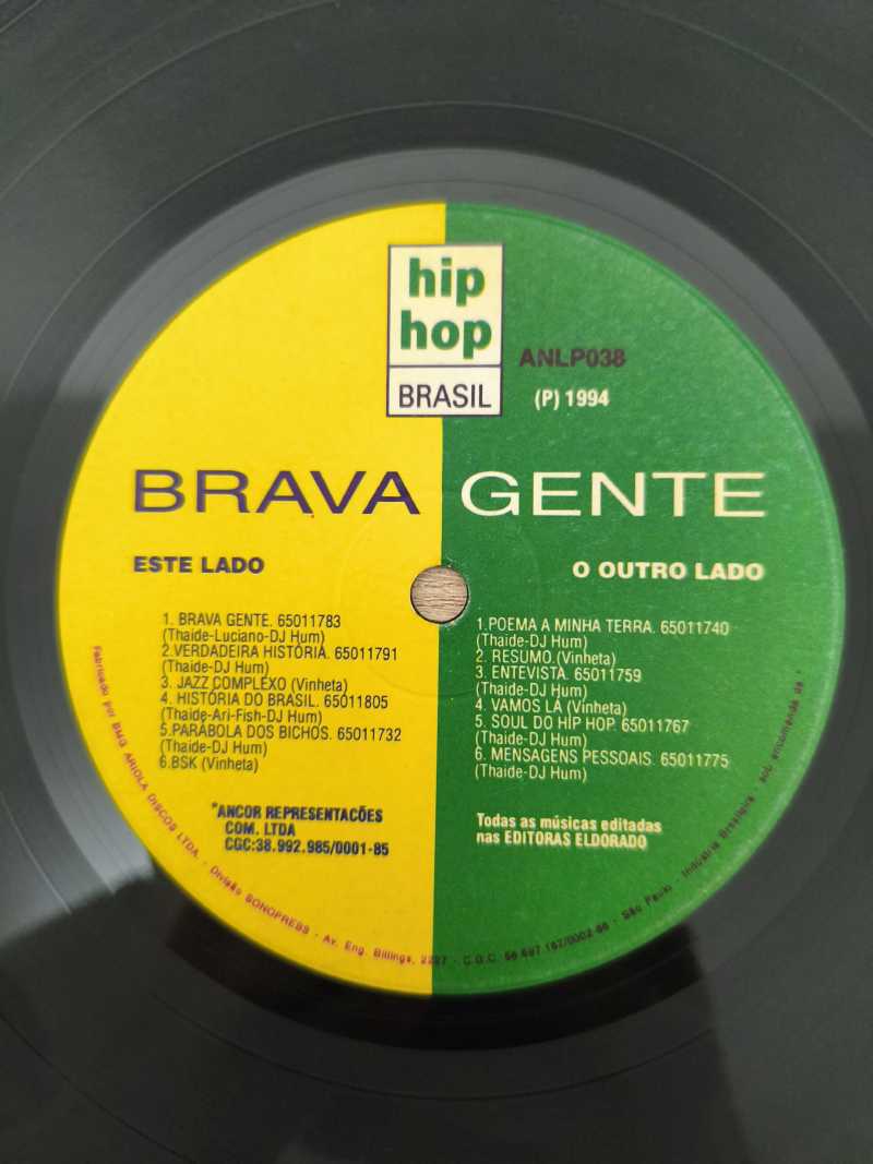Lp Vinil Thaide & DJ Hum Brava Gente