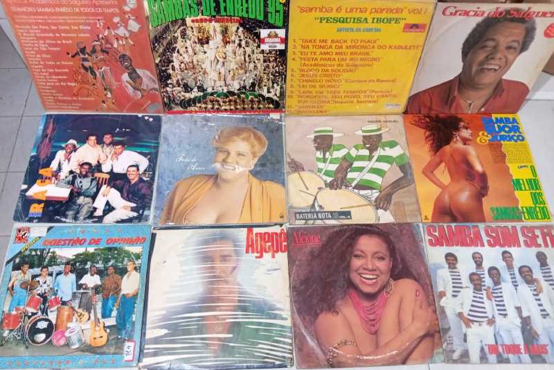 Lp Vinil Lote 12 Unidades Samba
