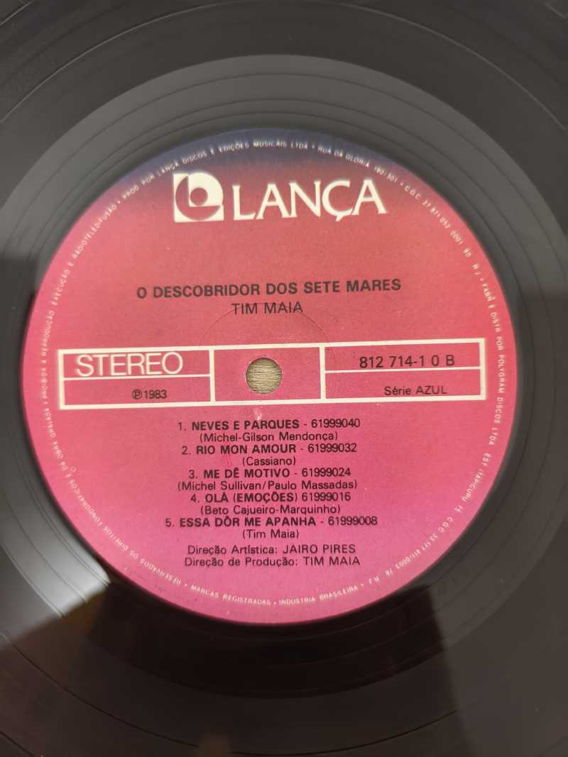 Lp Vinil Tim Maia O Descobridor Dos Sete Mares