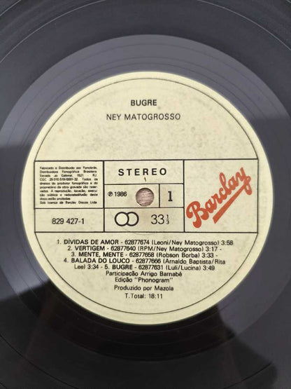 Lp Vinil Ney Matogrosso Bugre
