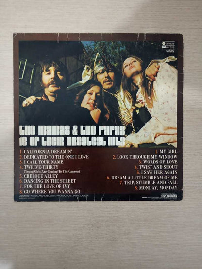 Lp Vinil The Mamas & The Papas 16 Of Their Greatest Hits