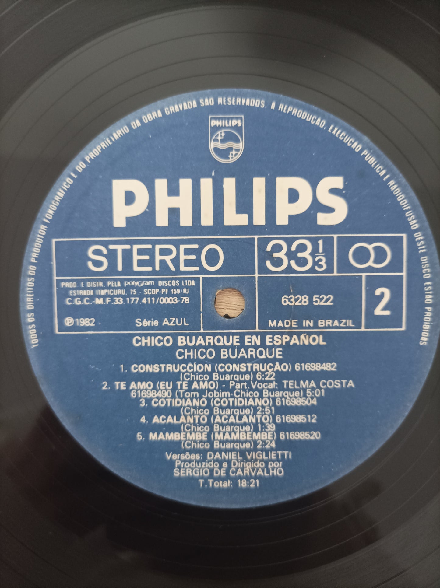 Lp Vinil Chico Buarque En Español