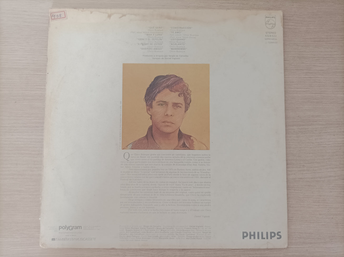 Lp Vinil Chico Buarque En Español