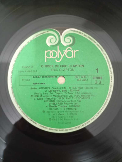 Lp Vinil Eric Clapton O Rock de Eric Clapton Duplo