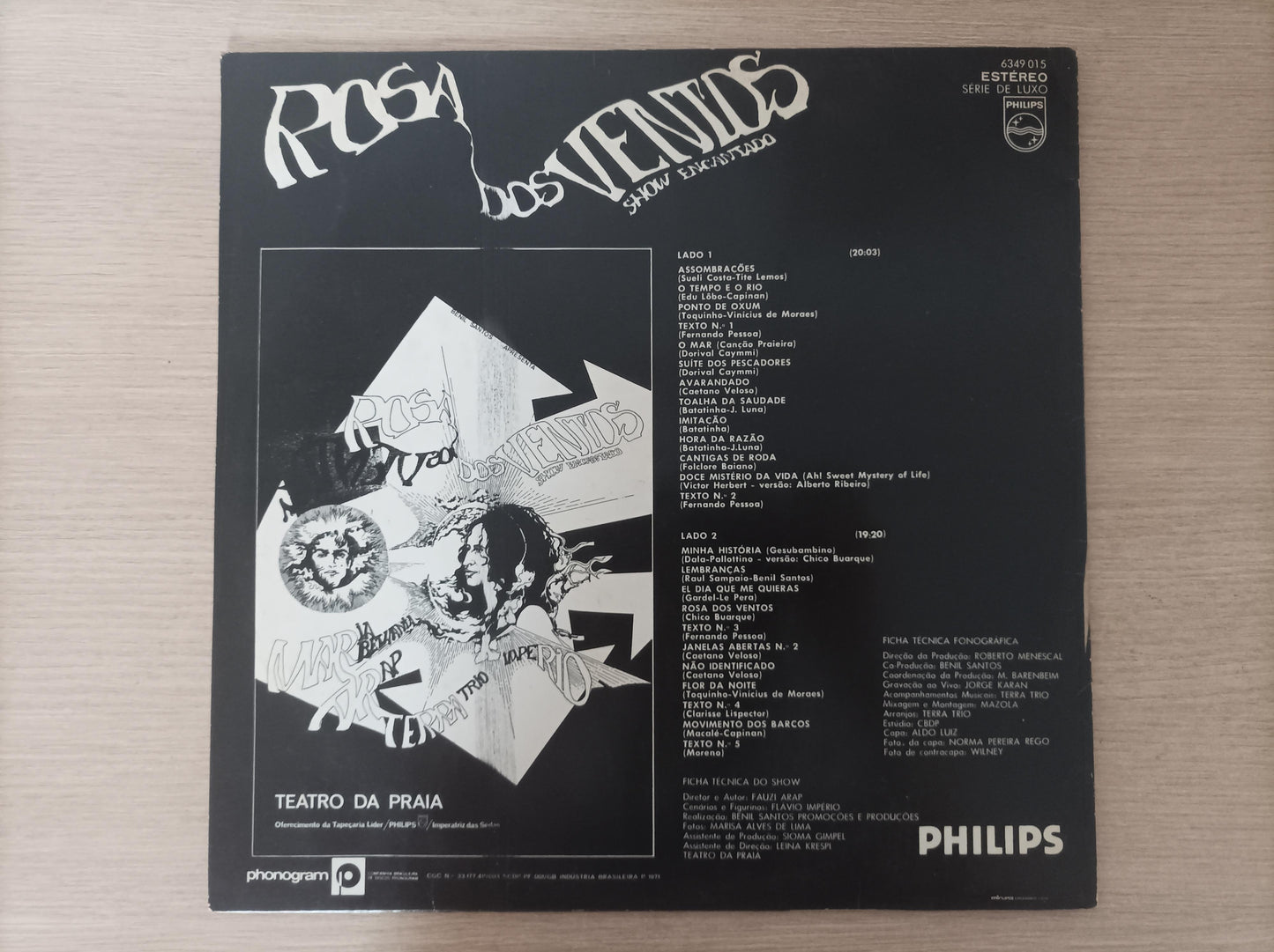 Lp Vinil Maria Bethânia Rosa Dos Ventos