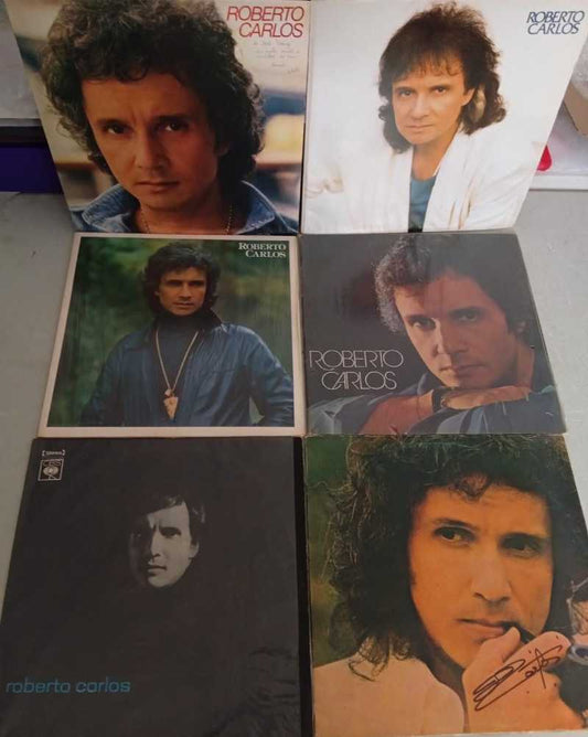 Lp Vinil Lote 6 Unidades Roberto Carlos