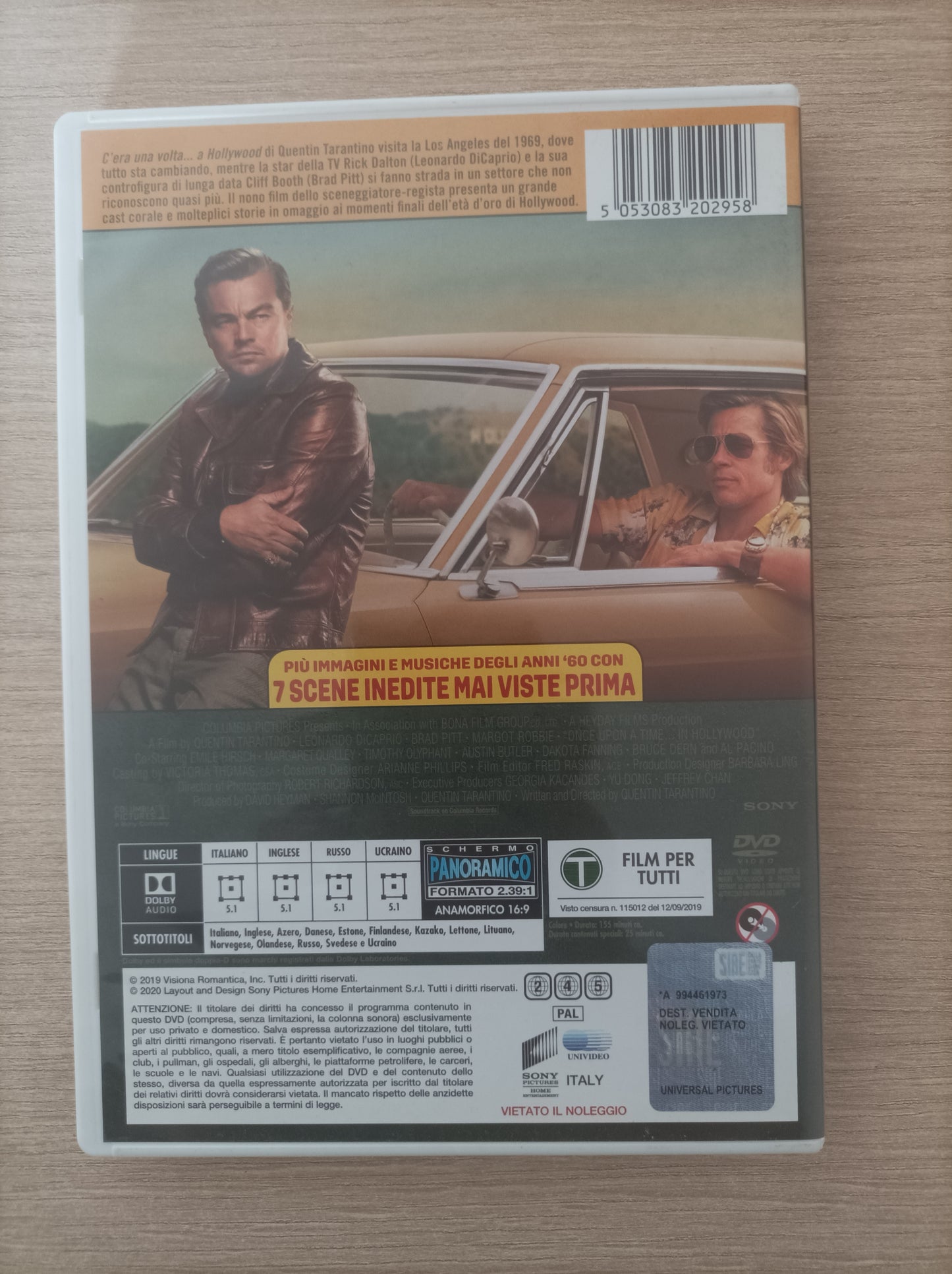 Dvd Era Uma Vez Em Hollywood Italiano
