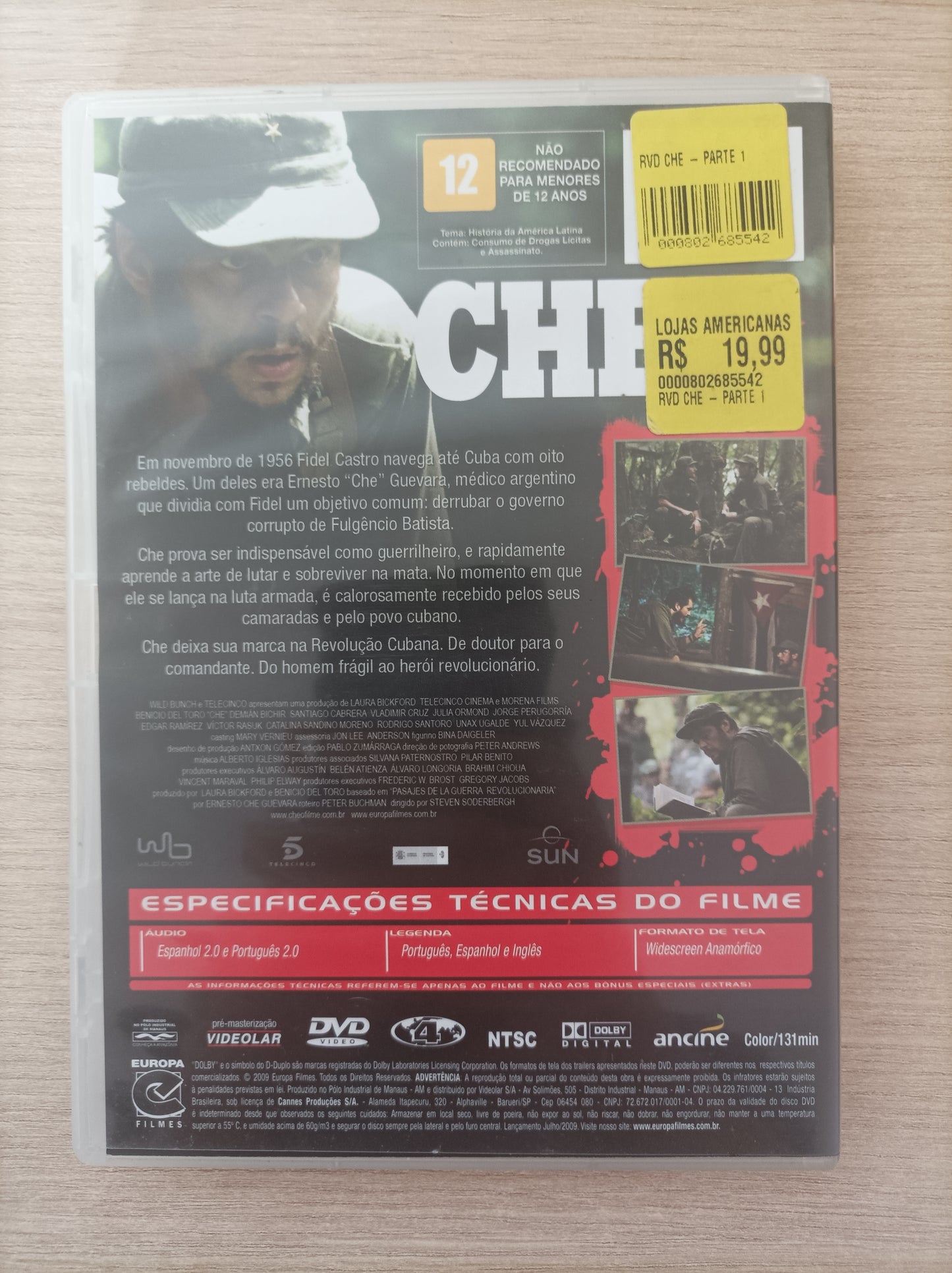 Dvd Che Guevara