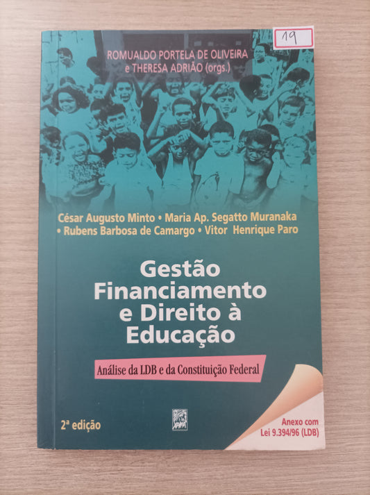 Livro Gestão De Financiamento E Direito À Educação