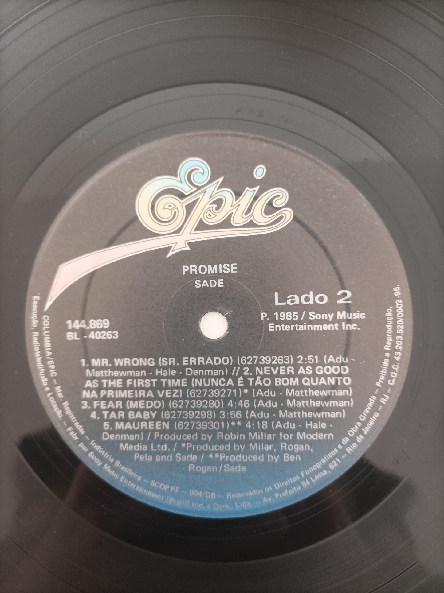 Lp Vinil Sade Promise Com Encarte