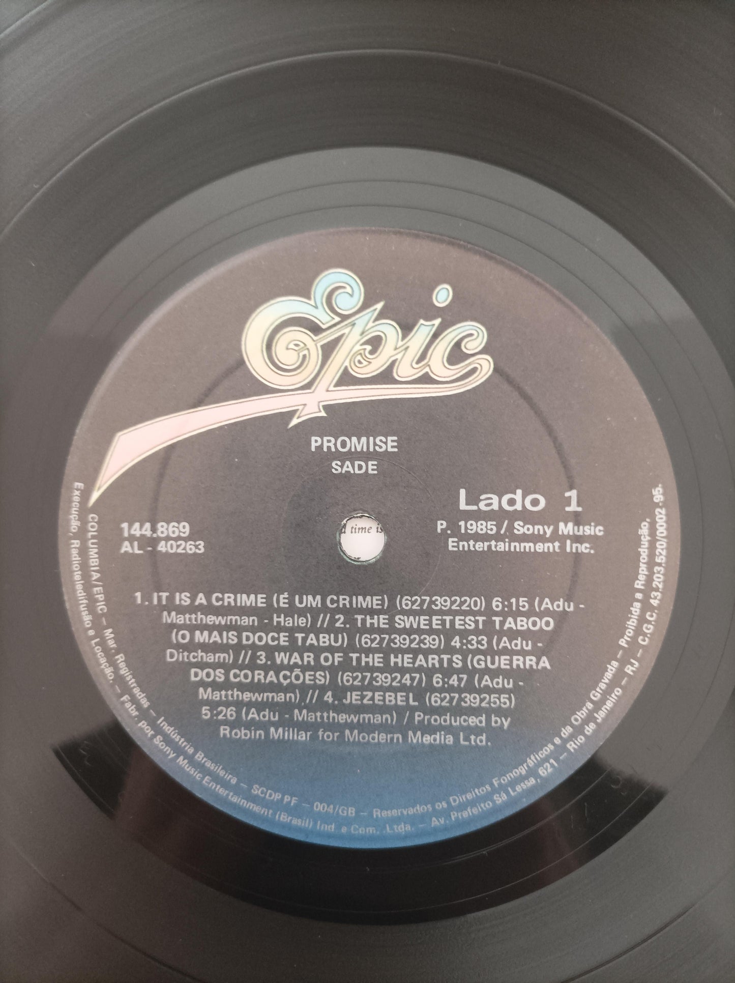 Lp Vinil Sade Promise Com Encarte