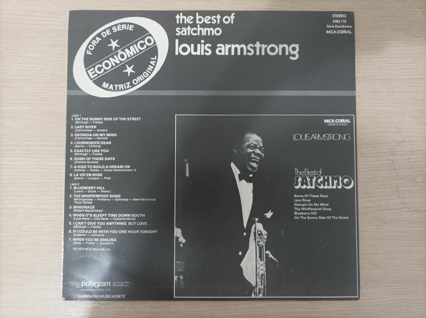 Lp Vinil Louis Armstrong The Best Of Satchmo