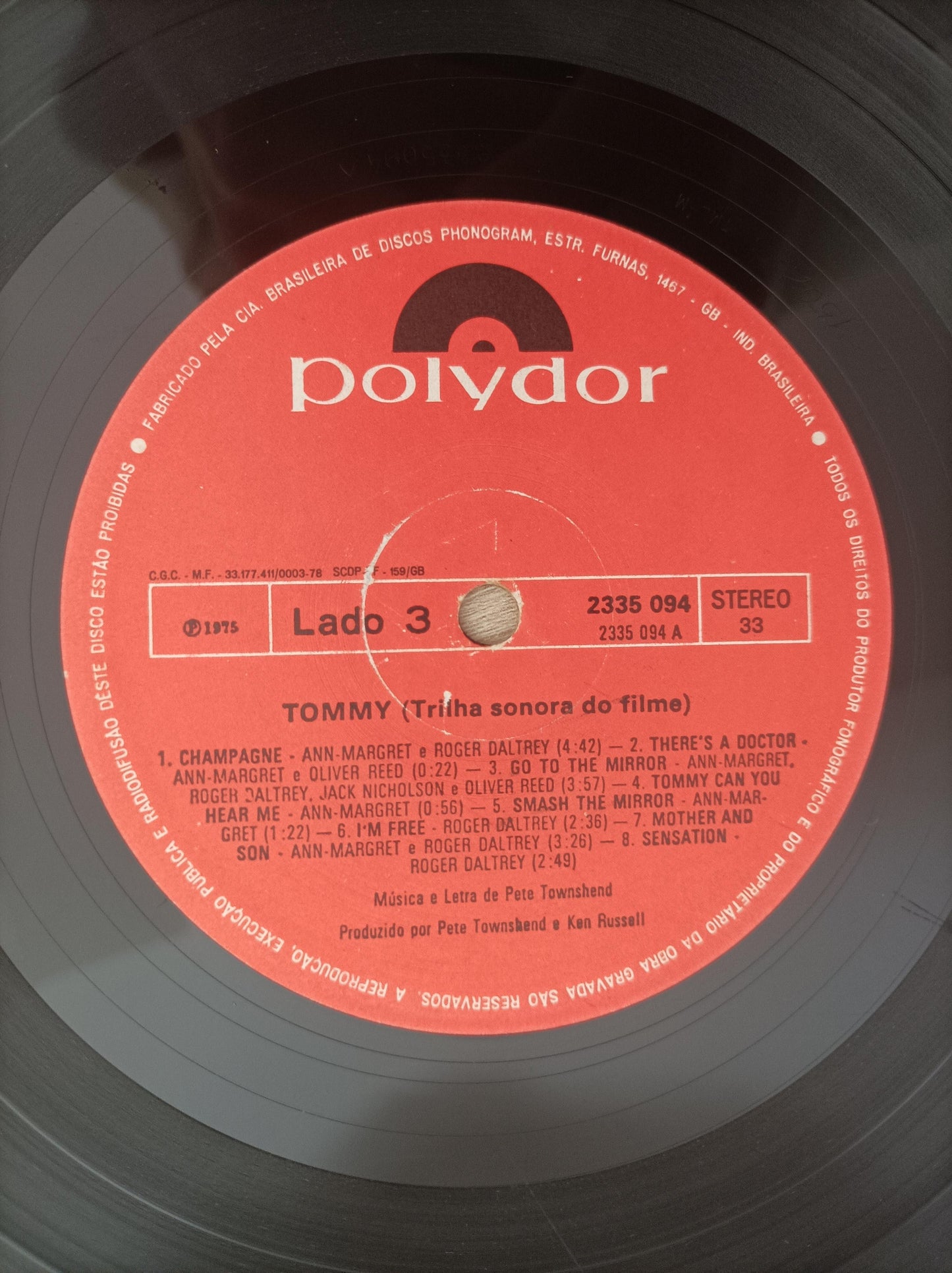Lp Vinil Tommy 1975 Duplo Com Encarte