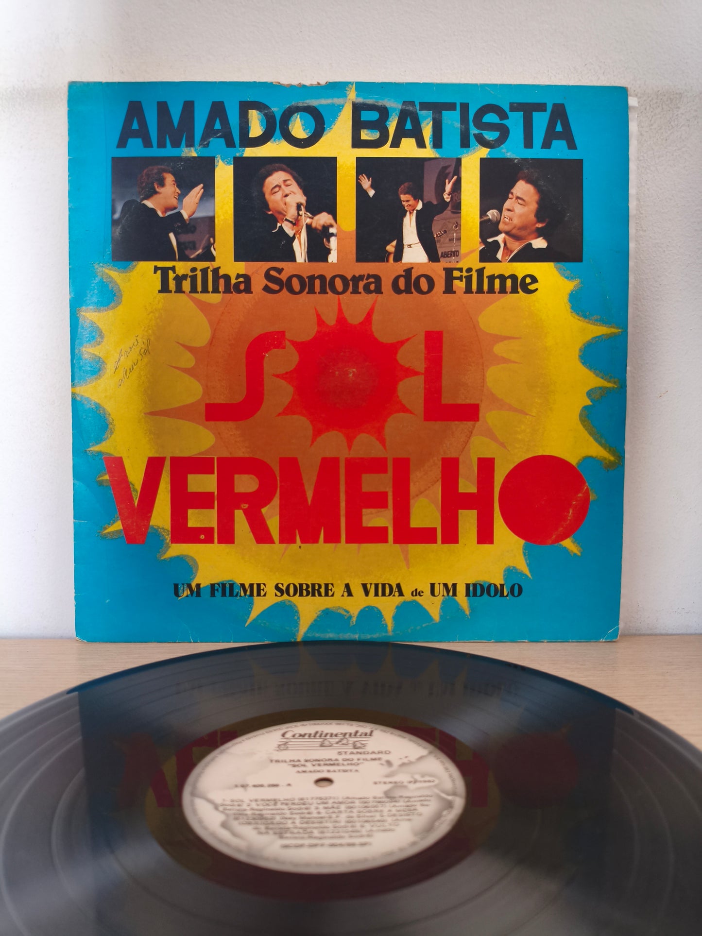 Lp Vinil Amado Batista Sol Vermelho