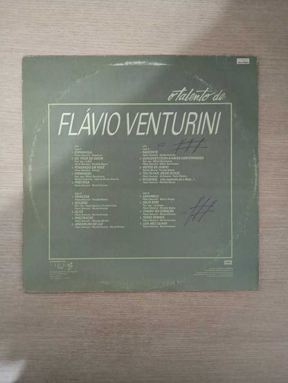 Lp Vinil Flávio Venturini O Talento De Duplo Com Encarte