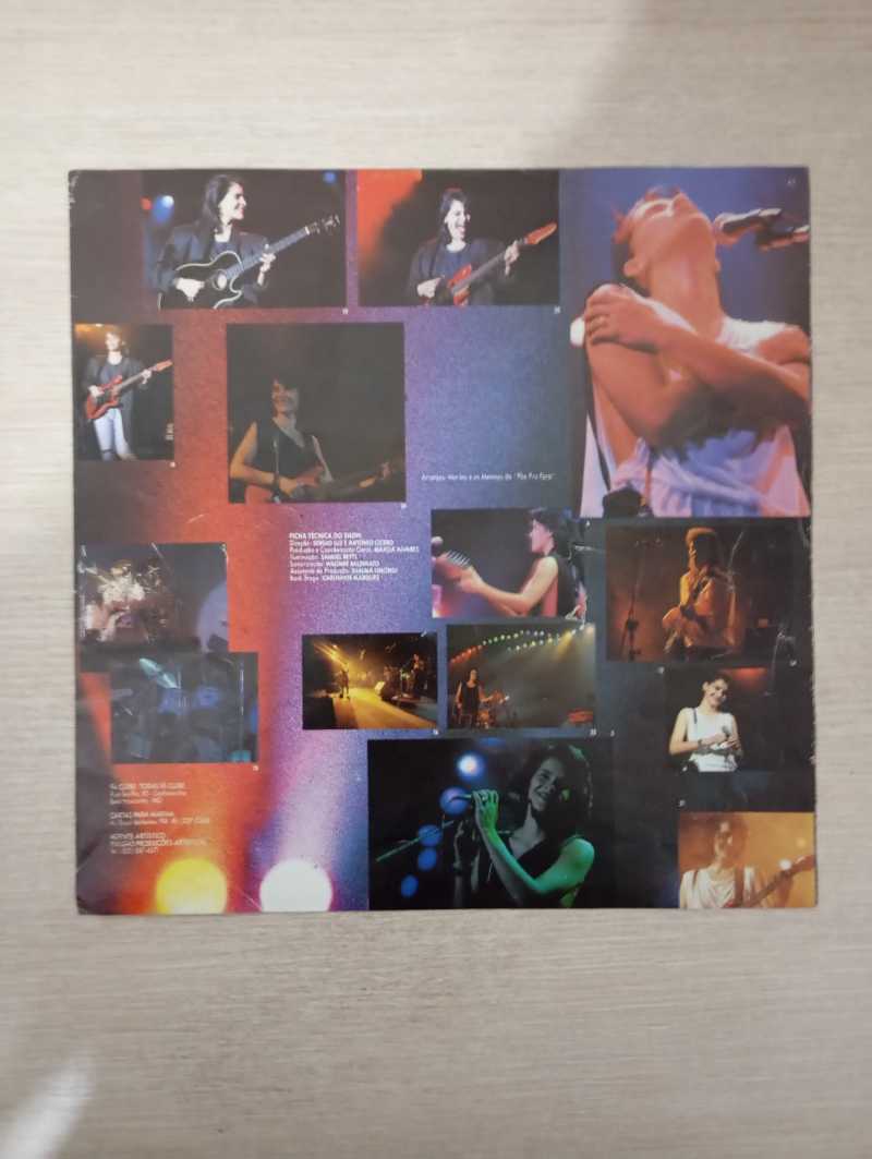 Lp Vinil Marina Lima Todas Ao Vivo Com Encarte
