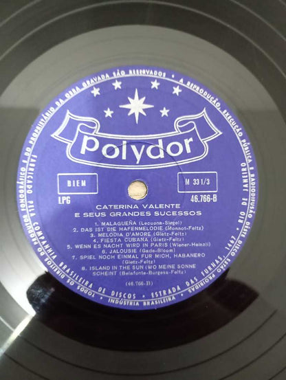 Lp Vinil Caterina Valente E Seus Grandes Sucessos