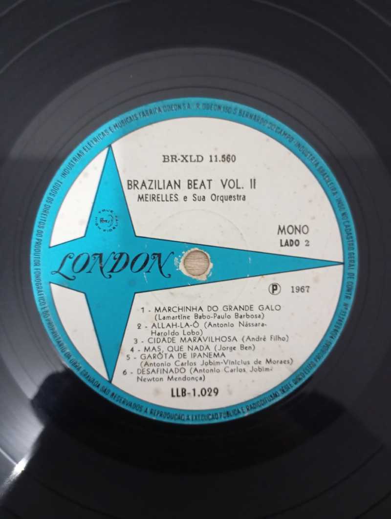 Lp Vinil Meirelles E Sua Orquestra Brazilian Beat Vol. 2